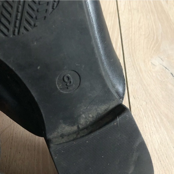 A New Day Faux Leather Loafer Mule in Black Size 9 - Picture 8 of 9